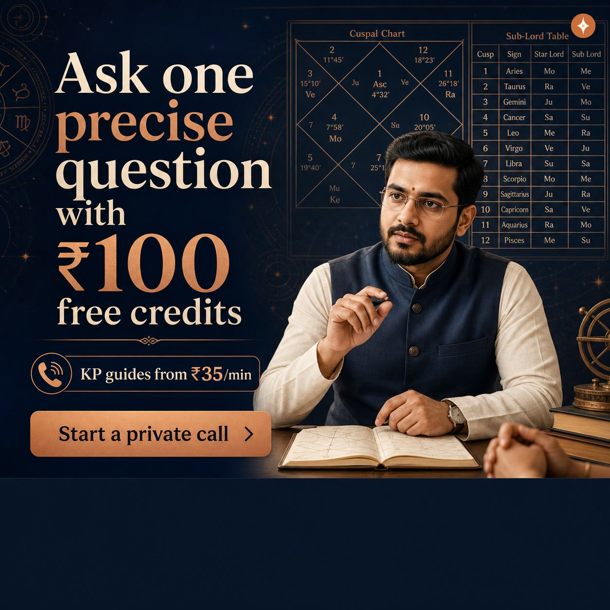 KP Astrology consultation offer 1